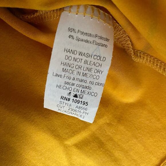 Julia‎ by Love J sz (S, M, L, XL,) gold crop top NWT - Picture 4 of 6